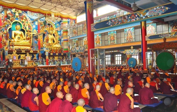 Losar festival at Golden temple of Coorg